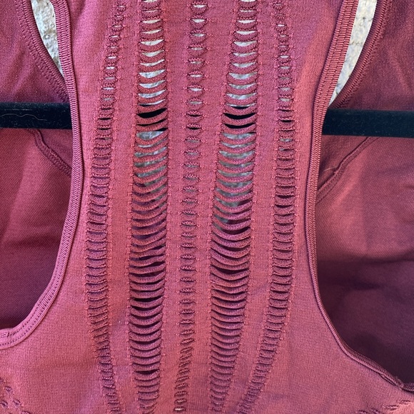 Tefron Burgundy Sports Bra Size Extra Small NWOT - Picture 3 of 5